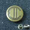 custom types brass metal button for jacket